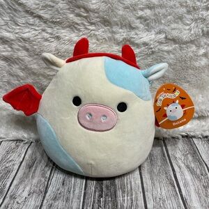10” Belana the Cow Halloween Devil Squishmallow NWT NEW w Tag!